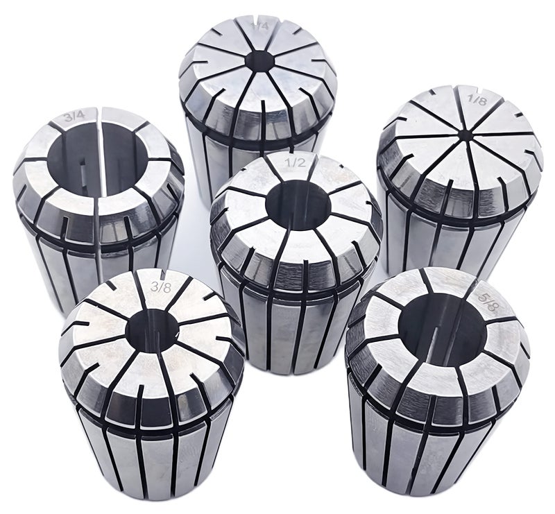 F.L.S 1/4",1/2",3/4",1/8",3/8",5/8" 6PCS ER32 Precision Spring Collets CNC Lathe Milling Chuck (hole diaï¼š1/4",1/2 ",3/4 ",1/8 ",3/8 ",5/8") - Image 4